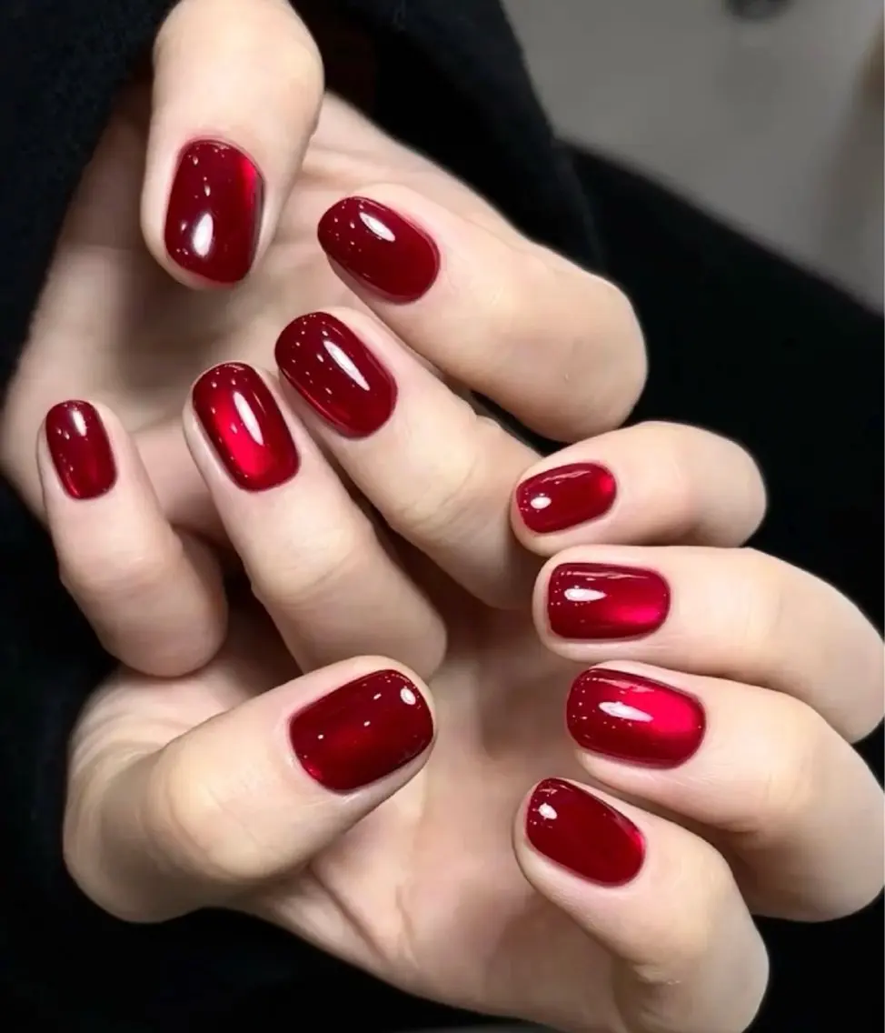 メンズ ネイル メンズ韓国風 オーロラネイル チークネイル 長さ出し フレンチネイル ハンドネイル ハンドケア NEW NAIL 池袋🔥🧲のネイルデザイン