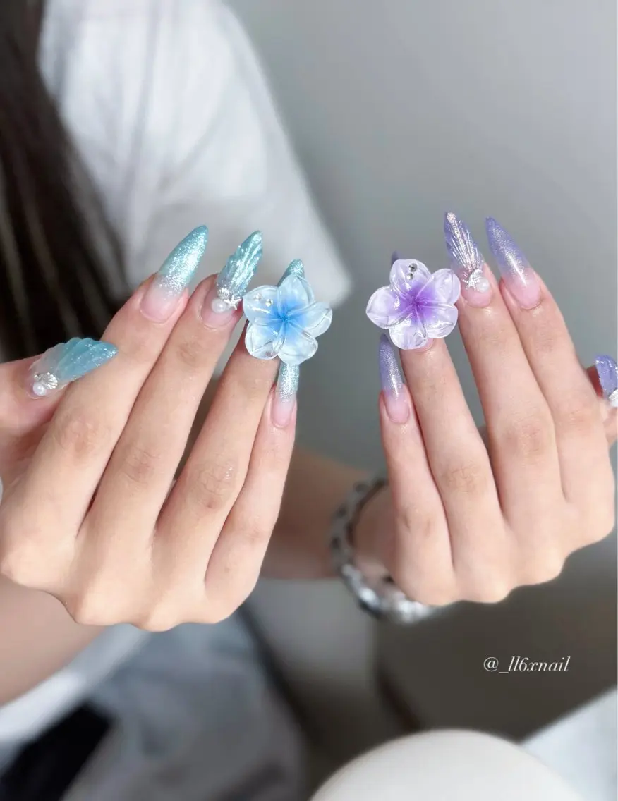ネイル ハンドネイル 𝑆𝑎𝑒｜ 枚方ネイルのネイルデザイン