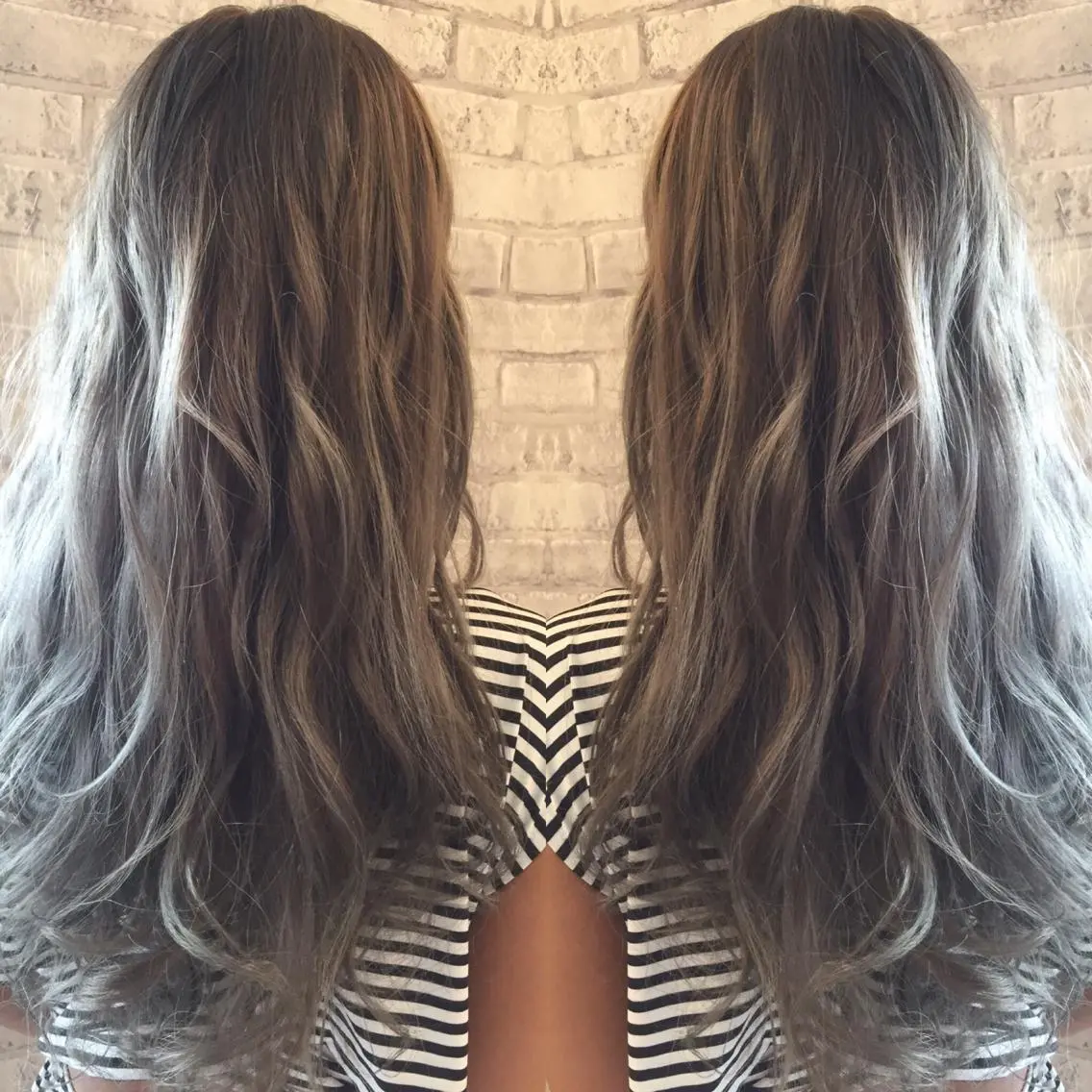 ロング カラー EARTH 越谷店のヘアスタイル