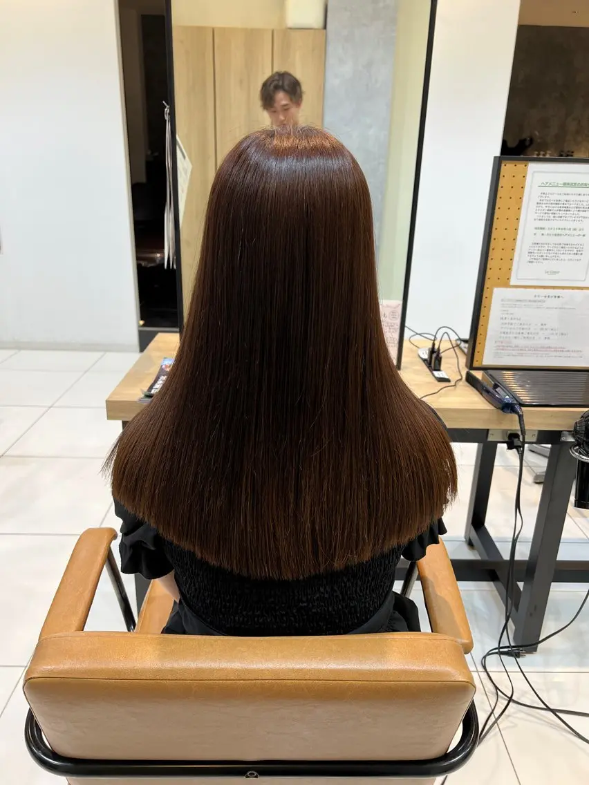 ロング カラー 石川 蓮汰朗のヘアスタイル