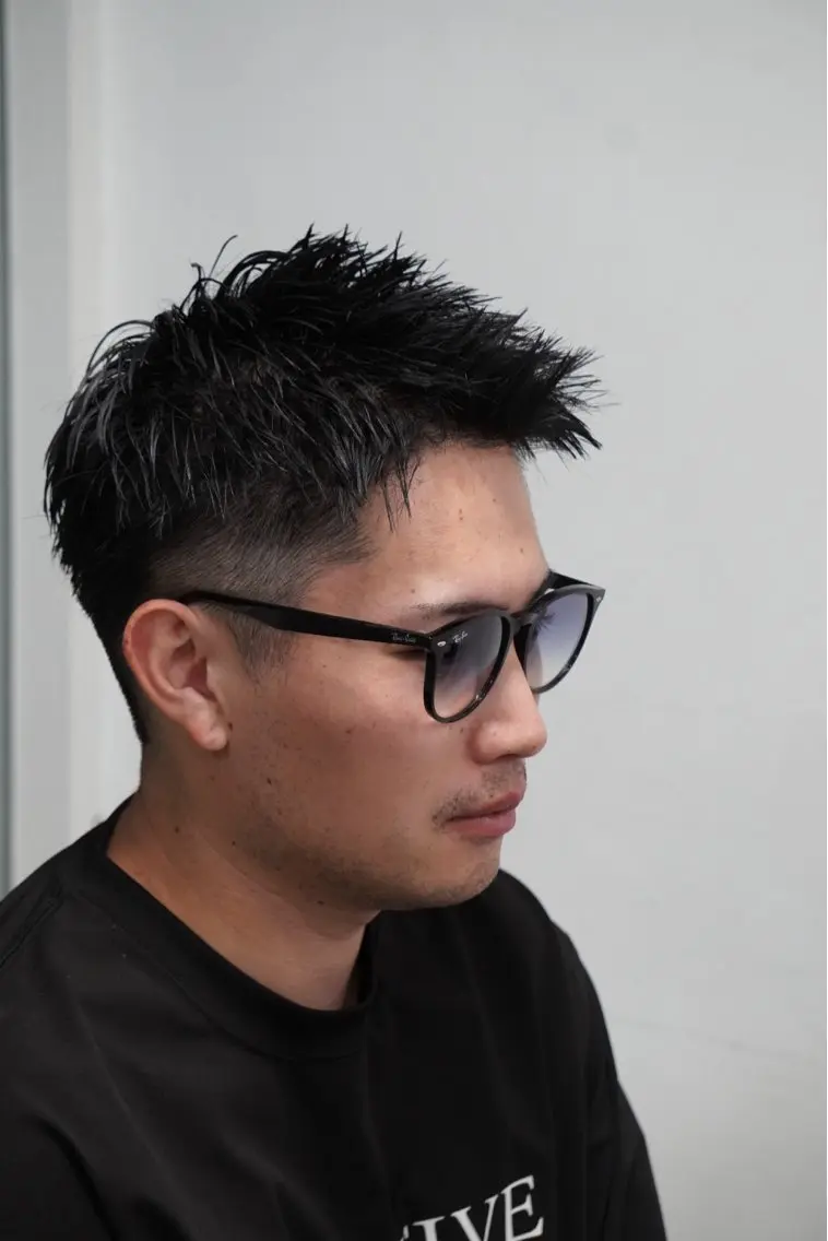 メンズ スパイキーショート メンズベリーショート 本多 洋介のヘアスタイル