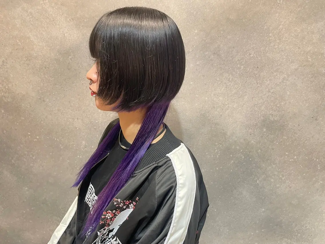 カラー インナーカラー 元自衛官美容師 つや。のヘアスタイル
