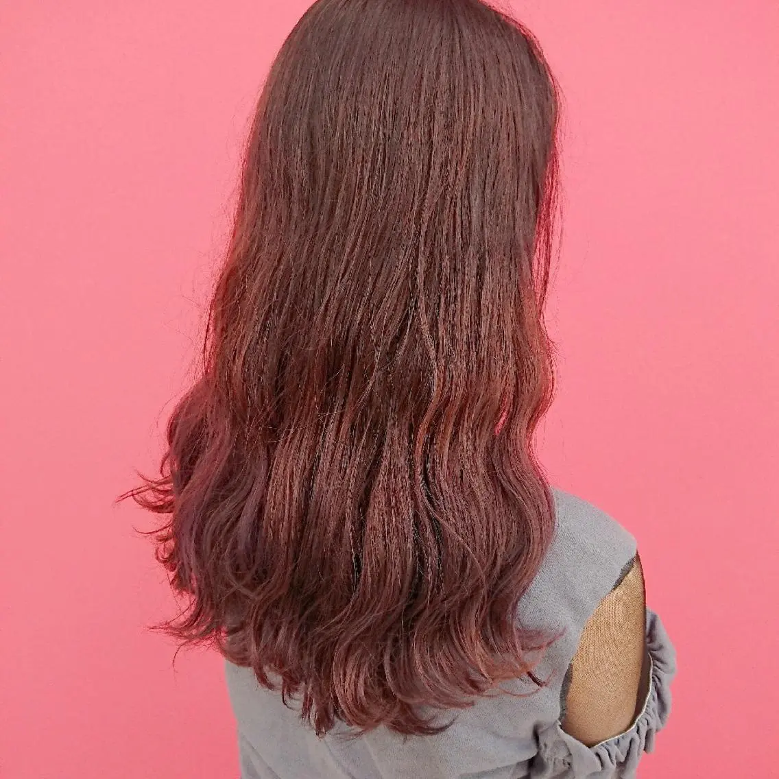 ロング カラー カシス 艶髪サラサラカラー 🌈前原健吾のヘアスタイル