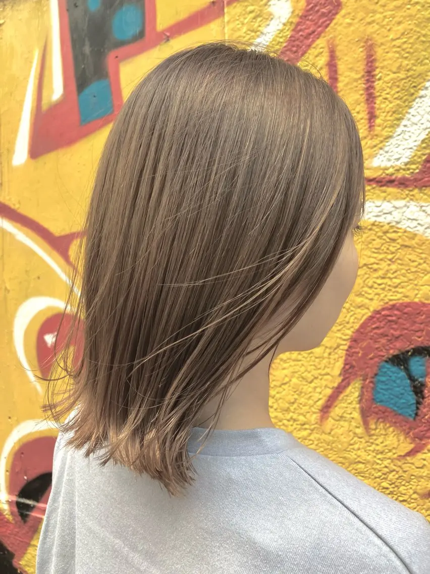 セミロング カラー パーマ ヘアアレンジ メンズ キッズ ハーフアップ 子どものヘアアレンジ メンズバレイヤージュ メンズブリーチ メンズハイライト カット ヘアカラー トリートメント ヘッドスパ ヘアセット kotona 🤍miuraのヘアスタイル