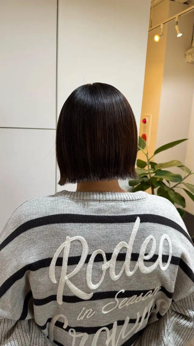 ショート 愛花/久屋大通/ 切りっぱなしボブのヘアスタイル