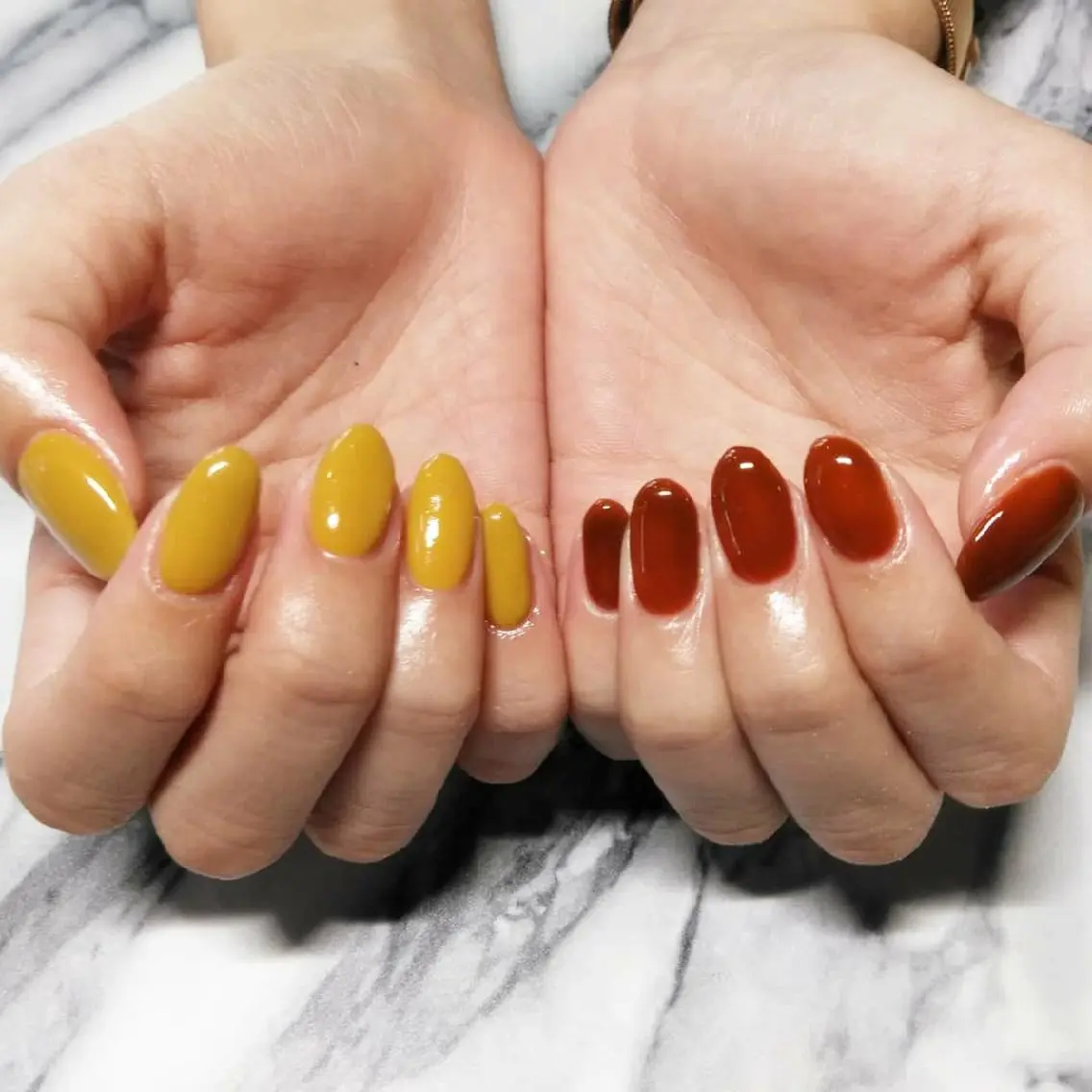 ネイル ブラウン lylynail YUUKAのネイルデザイン