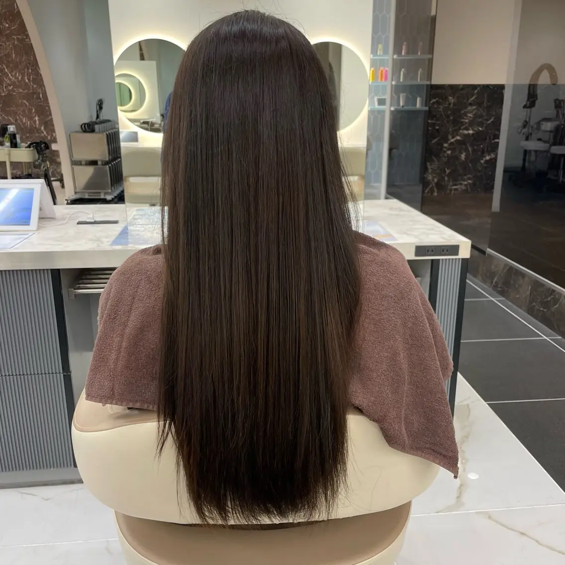 ロング カラー くどう みずきのヘアスタイル