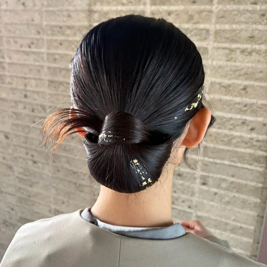 ミディアム ヘアアレンジ ヘアセット カットモデル/ セット/宮里心香のヘアスタイル