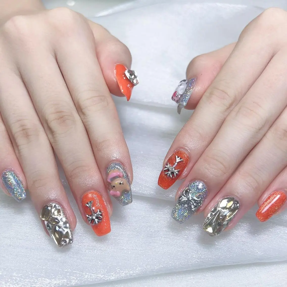 ネイル 持ち込み ハンドネイル Nail salon 木にいるのネイルデザイン