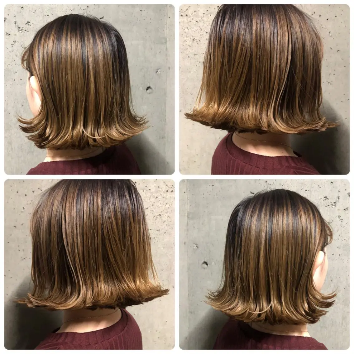 ミディアム ツバサ 髪質改善のヘアスタイル