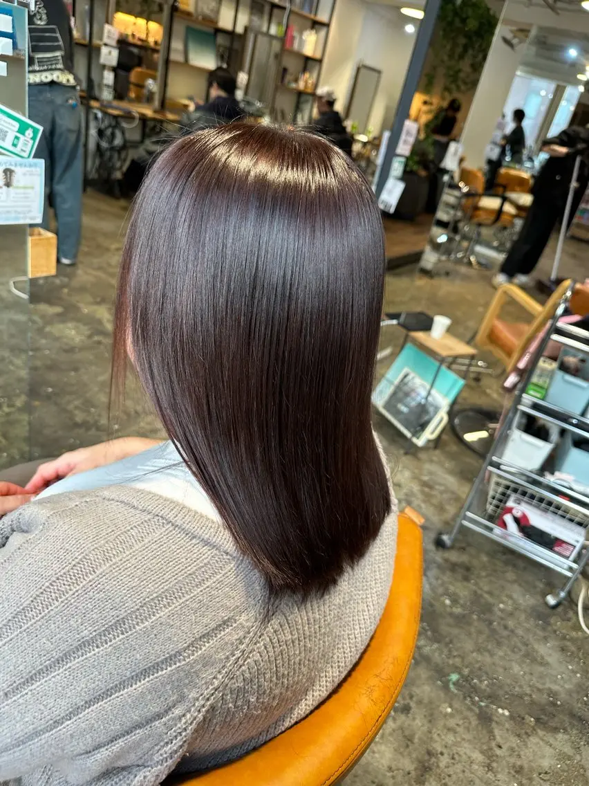 ミディアム 金 春江のヘアスタイル
