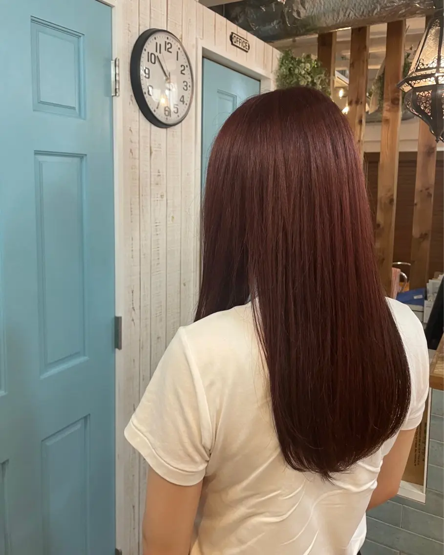 カラー 大山 怜菜のヘアスタイル