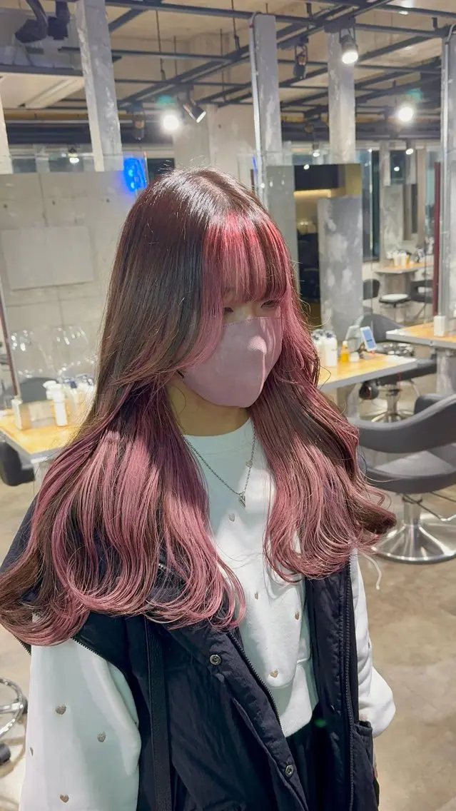 ロング カラー *モデル募集🤍横浜 透明感カラー🫧のヘアスタイル