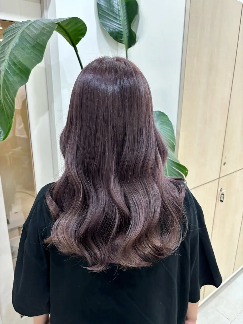 ロング ヘアカラー トリートメント ヘッドスパ 🪞透明感カラー🫧 縮毛矯正🥇かずきのヘアスタイル