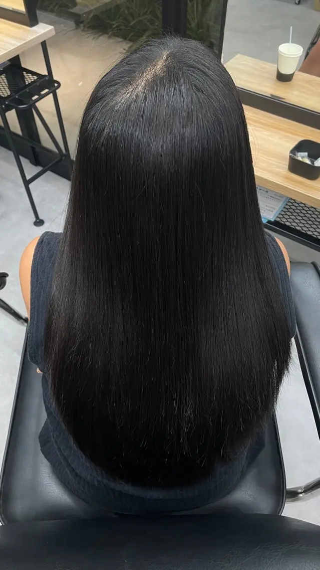 ロング 縮毛矯正 倉敷La fith/ Renoのヘアスタイル