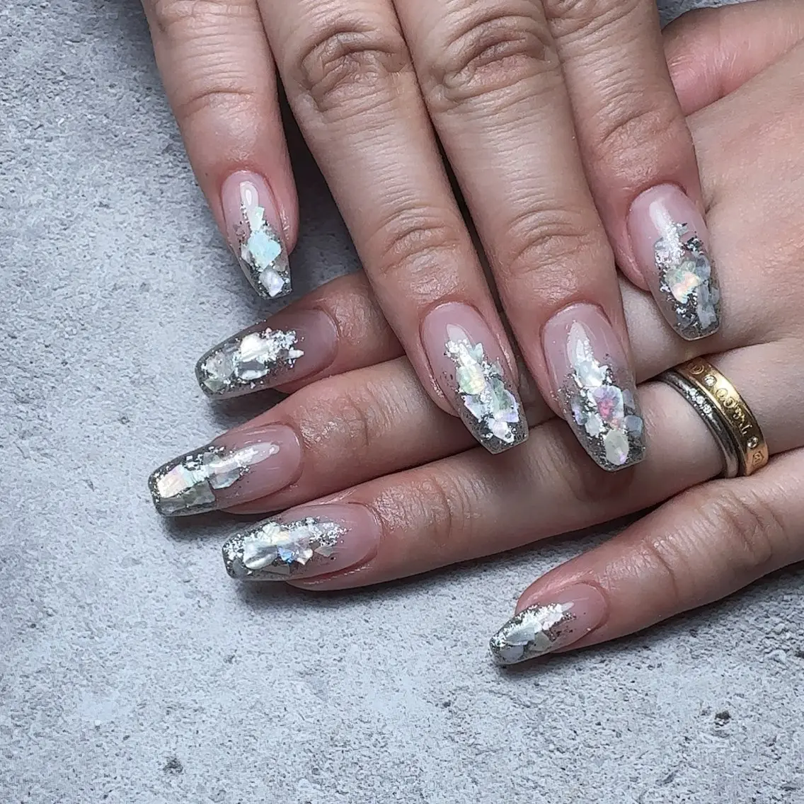 ネイル アートネイル ハート マグネットネイル 持ち込み ニュアンスネイル ハンドネイル Nailsalon Mimiy..♡のネイルデザイン