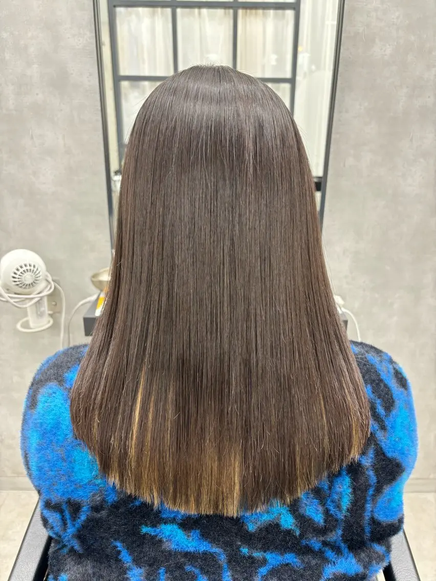 ロング 髪質改善 縮毛矯正 すぐ巻ける縮毛矯正 🍀勝倉　麗のヘアスタイル