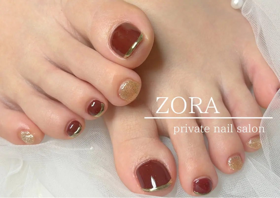 ネイル フットネイル ZORA yuのネイルデザイン