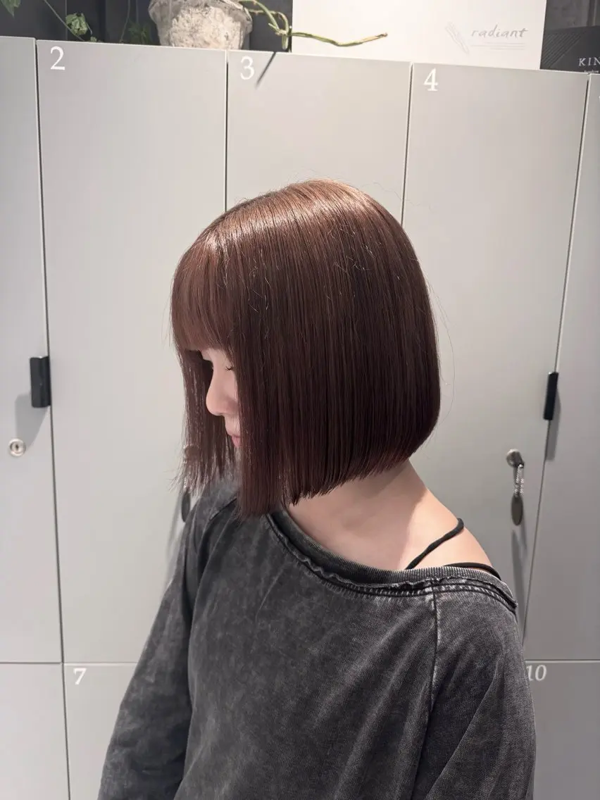 ミディアム 🌷透明感カラー🍑 Miyu🪽のヘアスタイル