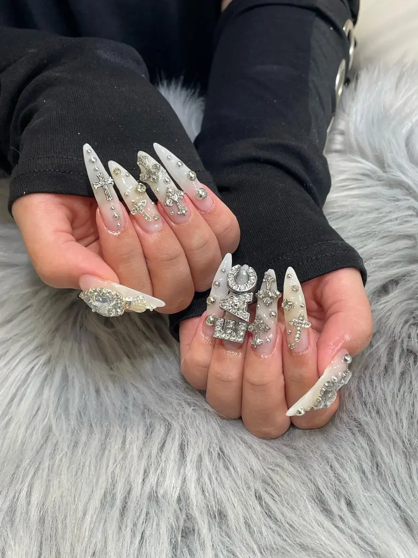 ネイル ハンドネイル RICO Nail パーツつけ放題🌈のネイルデザイン