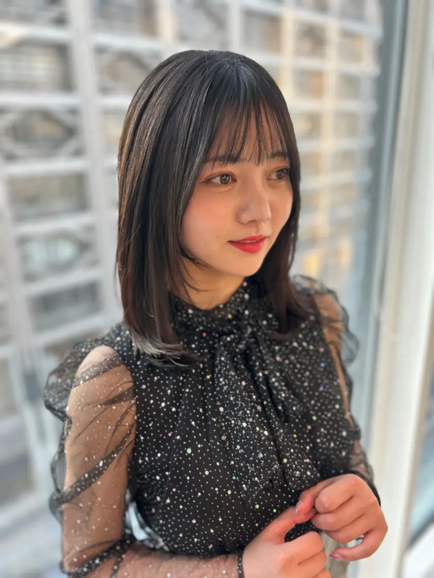 セミロング カラー ヘアアレンジ カット ヘアカラー トリートメント 【代表】 たき〜のヘアスタイル