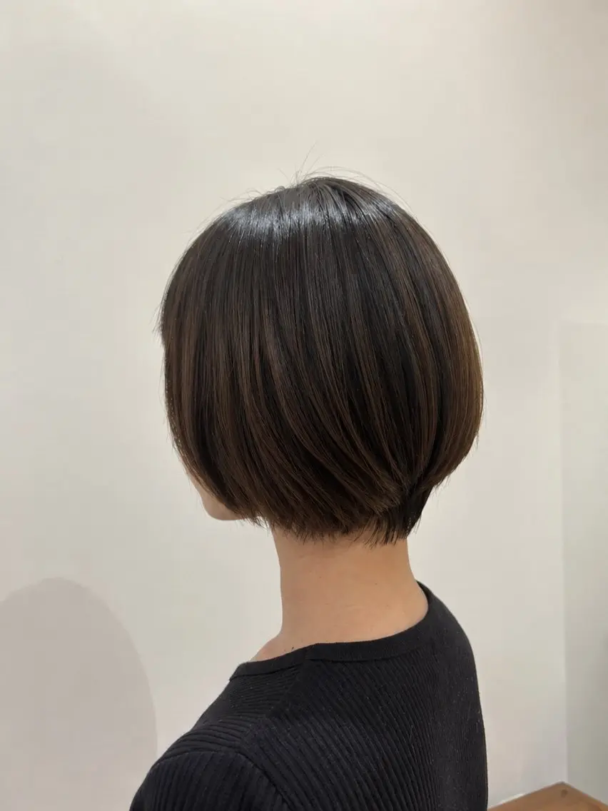 ボブ​〜​ショートスタイルカットモデル🫧✨11月の写真