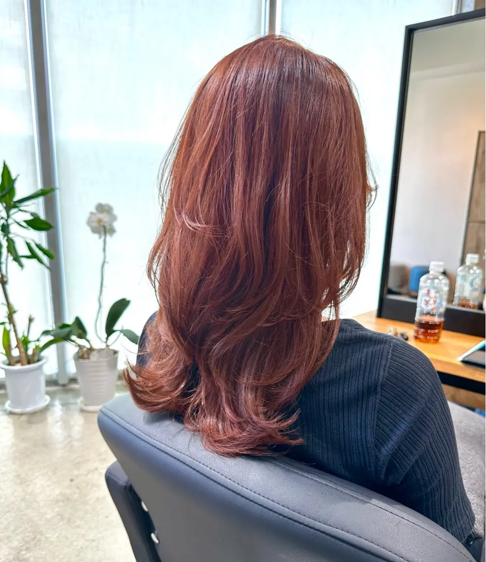 セミロング カラー カット ヘアカラー トリートメント ✨ブリーチカラー/ 似合わせカット/高山のヘアスタイル