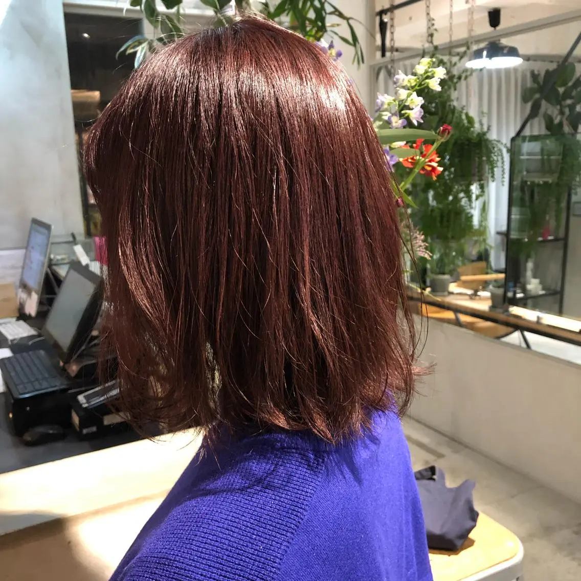 ミディアム カラー 🟩白髪ぼかし ショート/大司のヘアスタイル