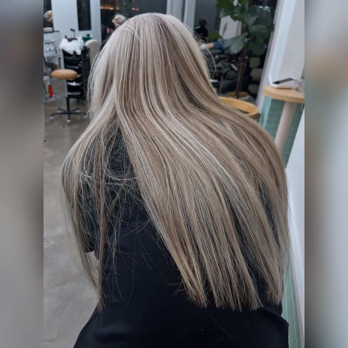 ミディアム カラー ヘアカラー ムード造るハイトーン ケアブリーチ/ユウキのヘアスタイル