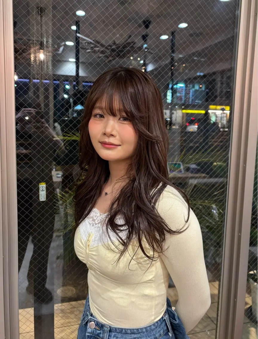 ロング 江口 幸太のヘアスタイル