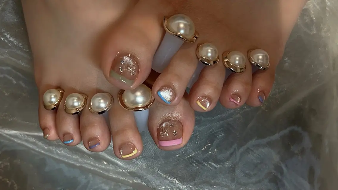ネイル フットネイル rii .eye/nailのマツエク・マツパデザイン