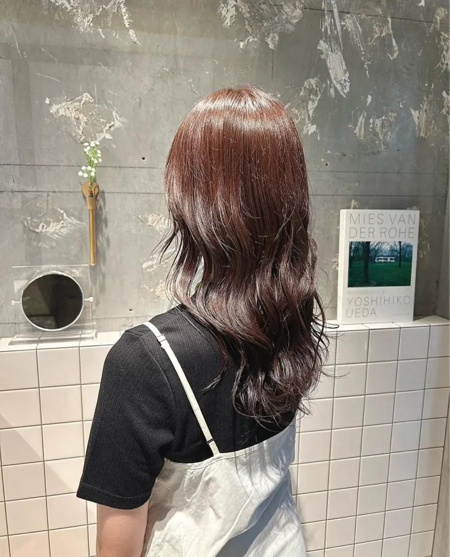 ロング カラー 似合わせカット カラー/心斎橋/メイのヘアスタイル