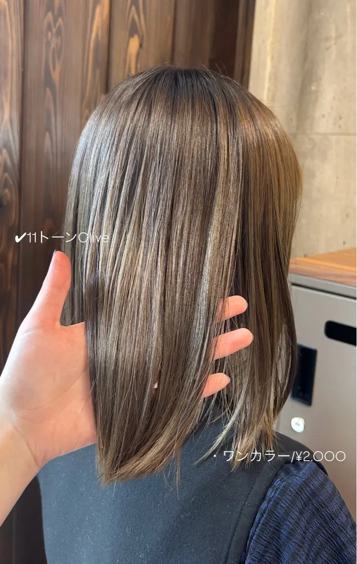 ミディアム カラー ヘアカラー 佐藤光華/JANU /カラーモデルのヘアスタイル