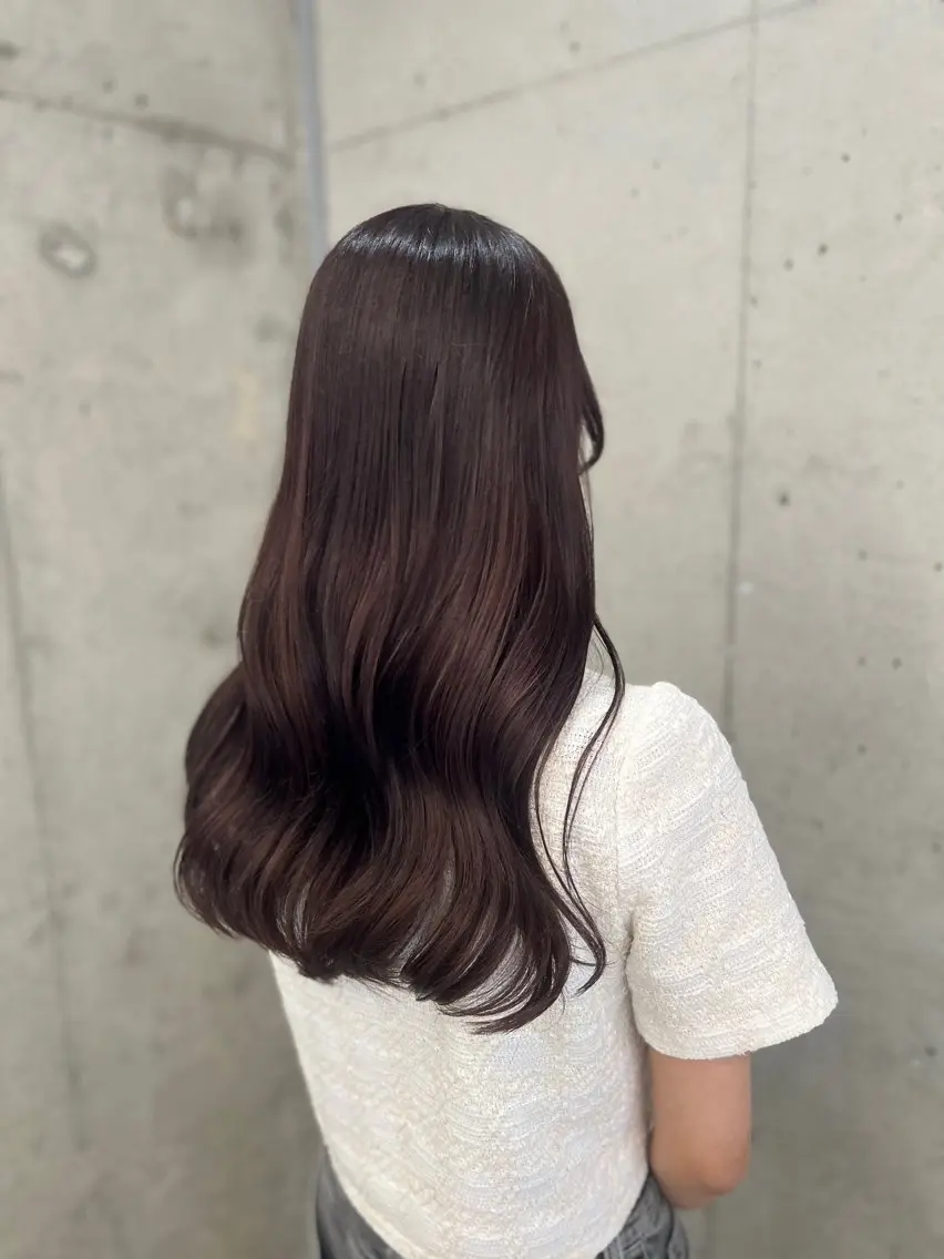 ロング カラー ブリーチ 透明感カラー ハイトーンカラー ブリーチなしカラー 髪質改善 カット ヘアカラー トリートメント 頓所 大昂のヘアスタイル
