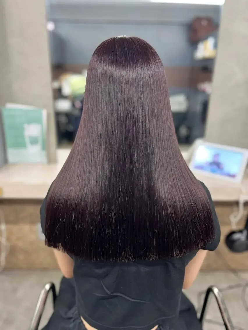 ロング カラー カット ヘアカラー トリートメント 多系統似合わせ/ tsuburaのヘアスタイル