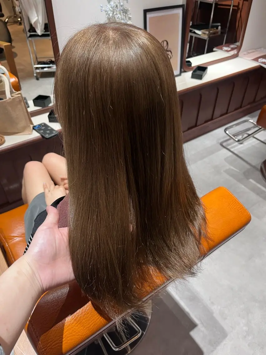 ミディアム カラー ヘアアレンジ カット ヘアカラー 💠urara opus💠🩵のヘアスタイル