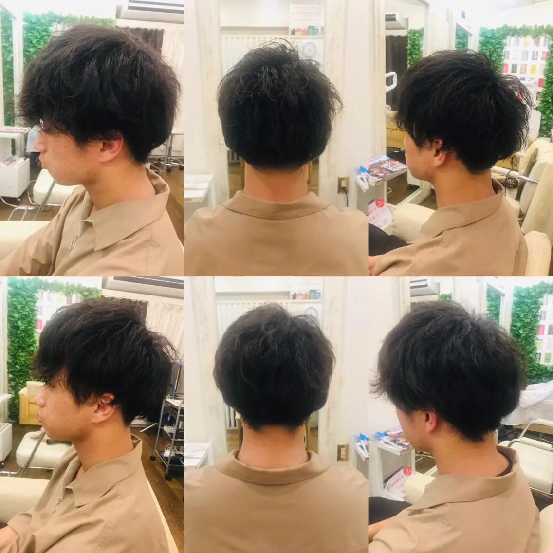 ショート メンズ マッシュ メンズパーマ カット 吉原 頌平のヘアスタイル