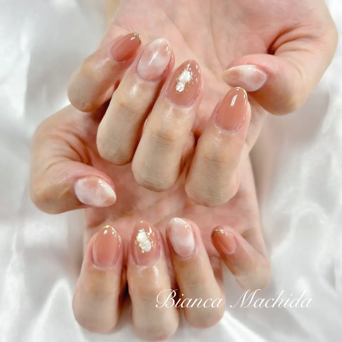 ネイル ハンドネイル Bianca👼🏻 OIKAWAのネイルデザイン
