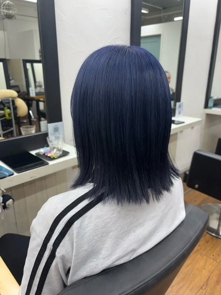 ミディアム カラー ブリーチ ヘアカラー 香野 優子のヘアスタイル