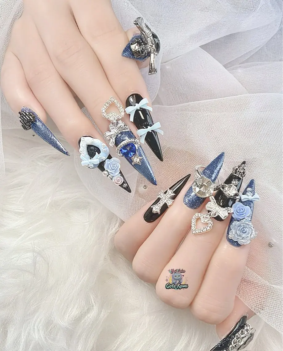 ネイル ハート ワンホンネイル ハンドネイル ハンドケア Gote Kawa nail salonのネイルデザイン