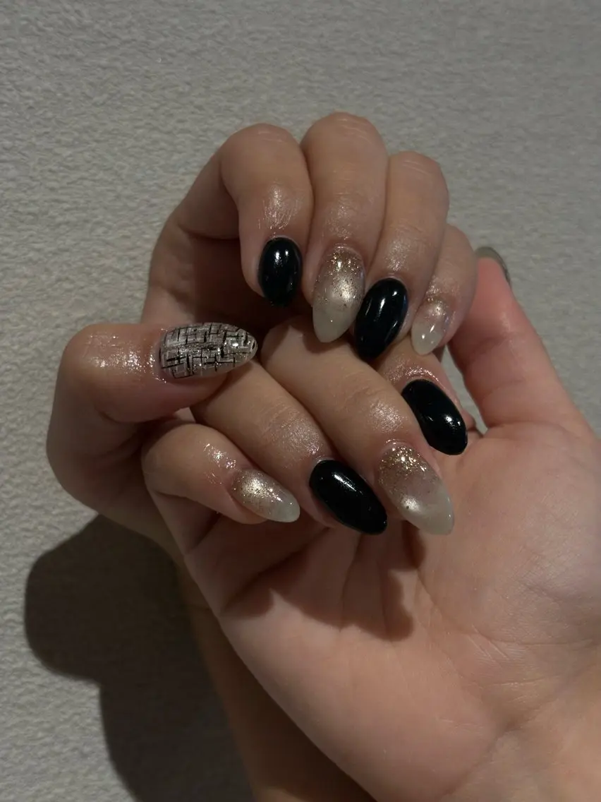 ネイル ツイードネイル ハンドネイル SEIRA ˚₊✧Nailsのネイルデザイン