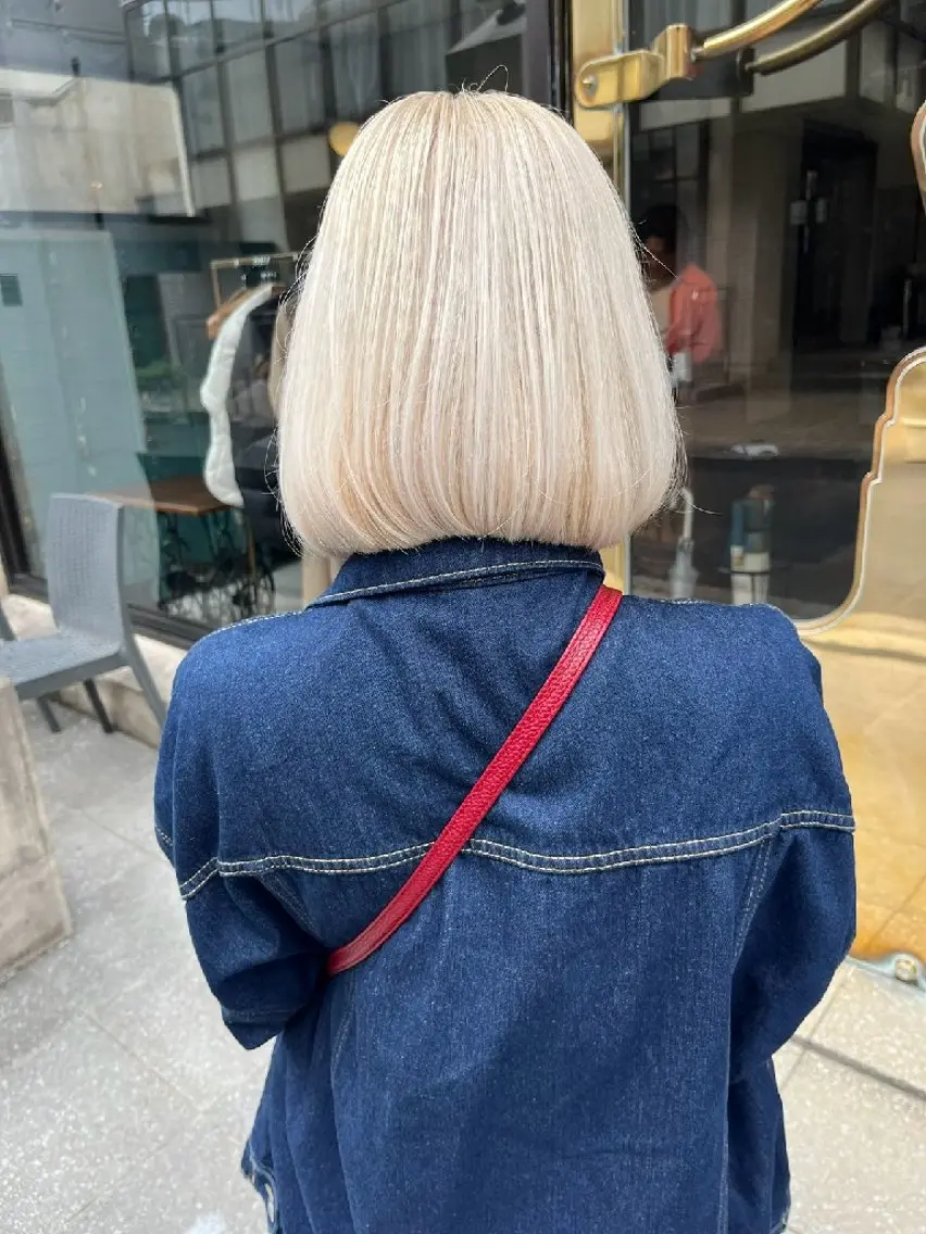 ショート カラー ヘアアレンジ ヘアカラー トリートメント ヘアセット ブリーチ矯正髪質改善 ✨オオエタクミのヘアスタイル