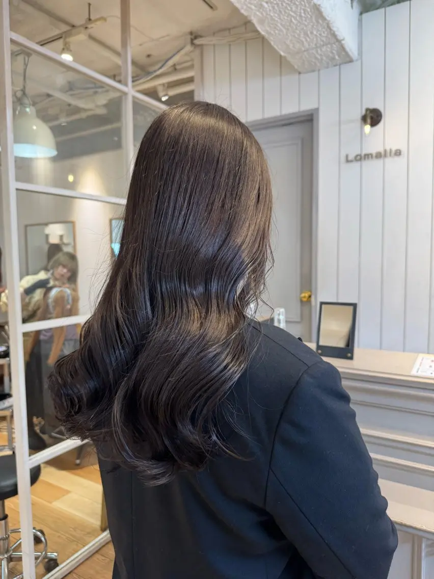 ロング カラー ブリーチ ケアカラー ヘアカラー トリートメント Lomalia 🤍🫧/makoのヘアスタイル