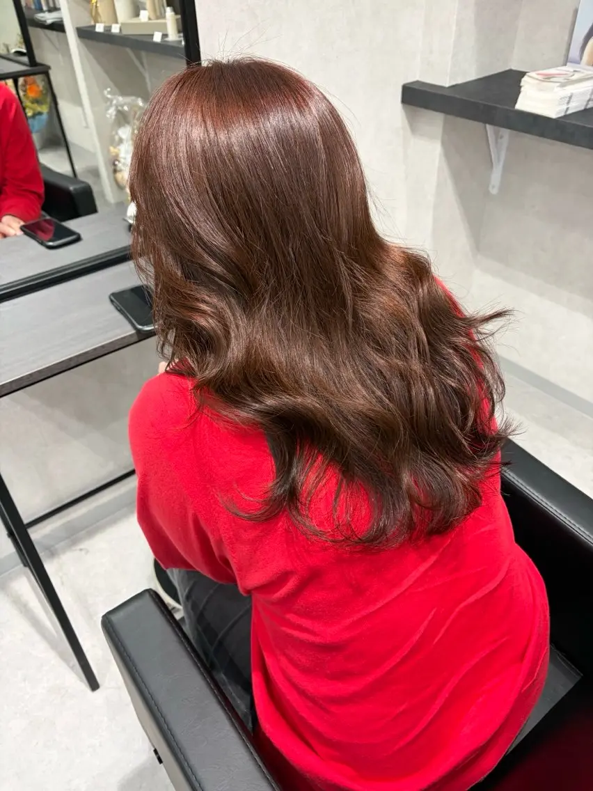 カラー 中村 真珠のヘアスタイル