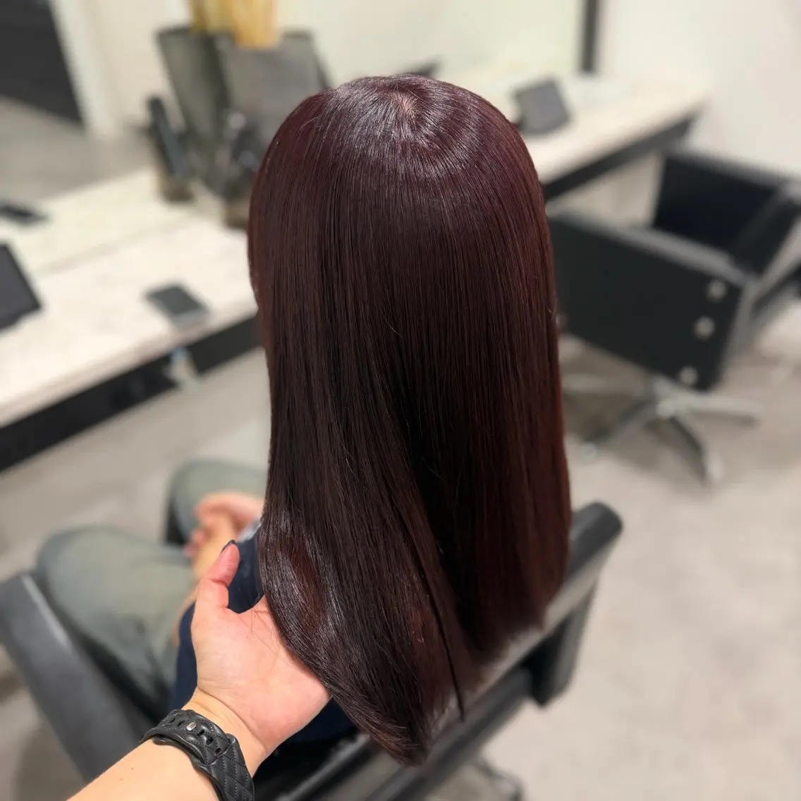 ロング ヘアカラー Dia ‎ アキヨシ ミユのヘアスタイル