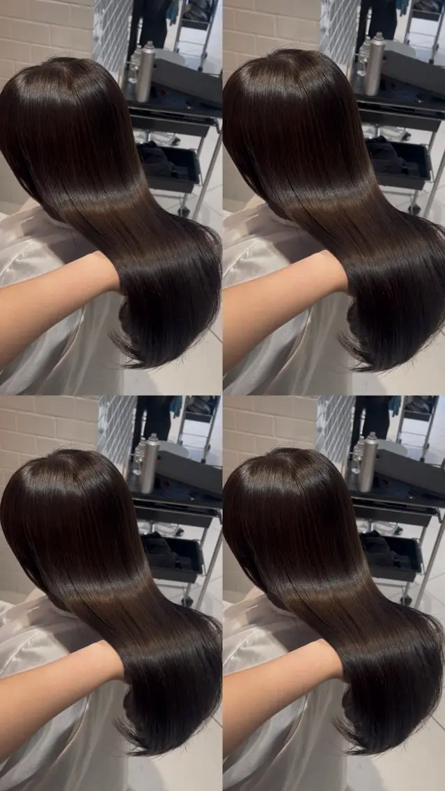 ロング トリートメント カット ヘアカラー haruna .のヘアスタイル