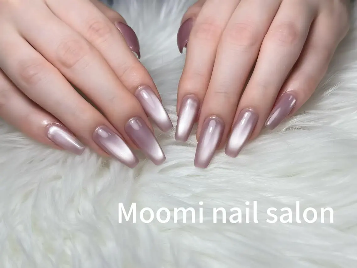 セミロング ハンドネイル moomi nail スカルプ専門のネイルデザイン