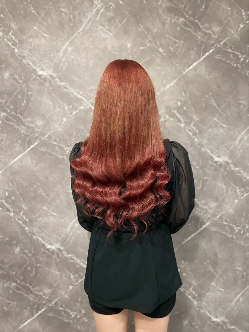 100%人毛シールエクステ(52cm ヘソ下)120枚33000円の写真