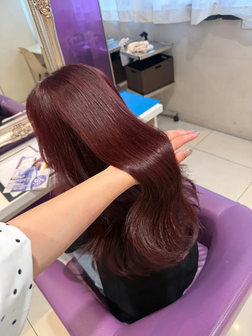 カラー 🍒ベージュ/ピンク ベージュ🍒なつきのヘアスタイル