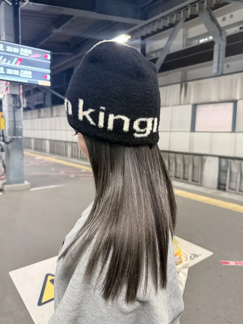 💇‍♀️ケアブリーチありWカラー➕髪質改善3stepトリーメント ワンブリーチ/透明感カラー/中明度カラー/艶カラーの写真